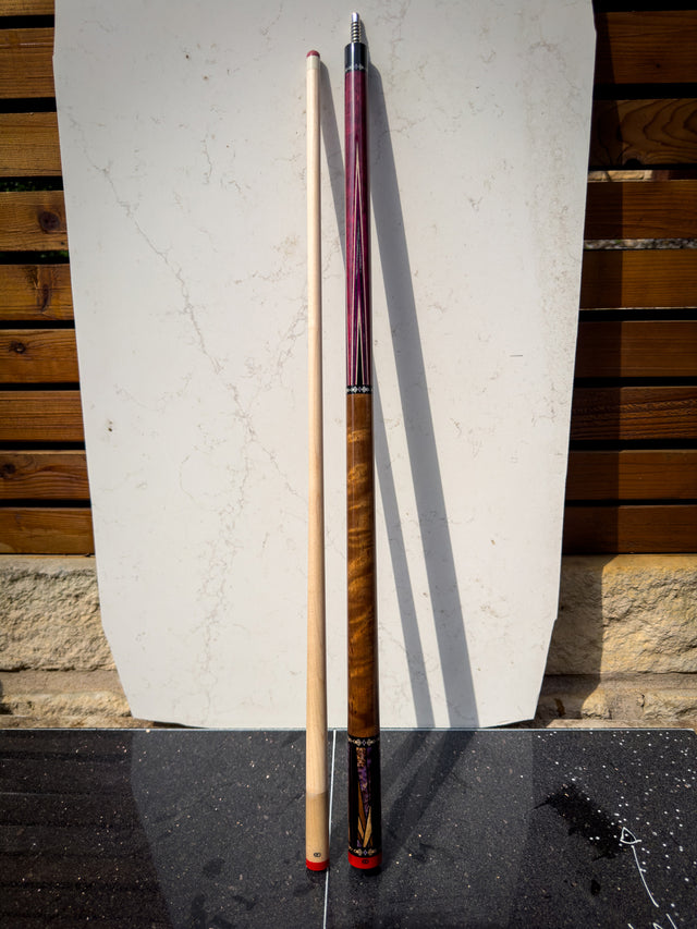 Purpleheart Stained-Glass 4 Pointer