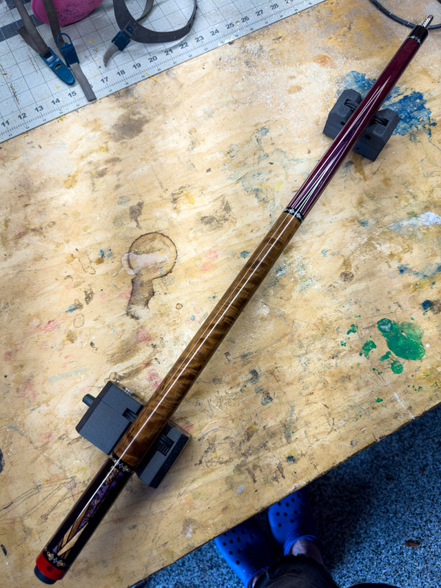 Purpleheart Stained-Glass 4 Pointer