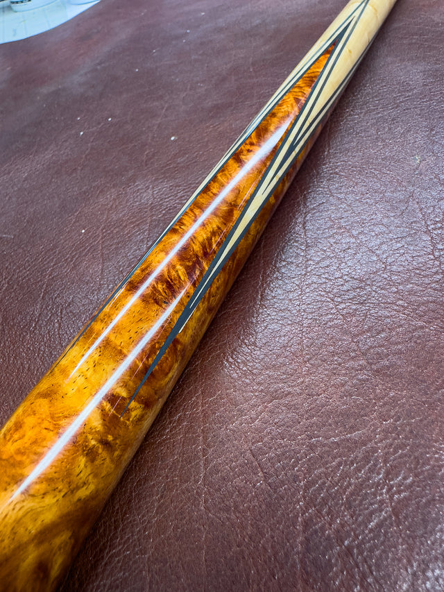 Amboyna Burl and Maple Full Splice