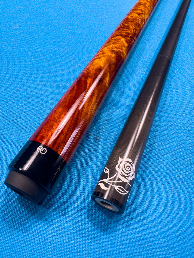 Amboyna Burl and Maple Full Splice