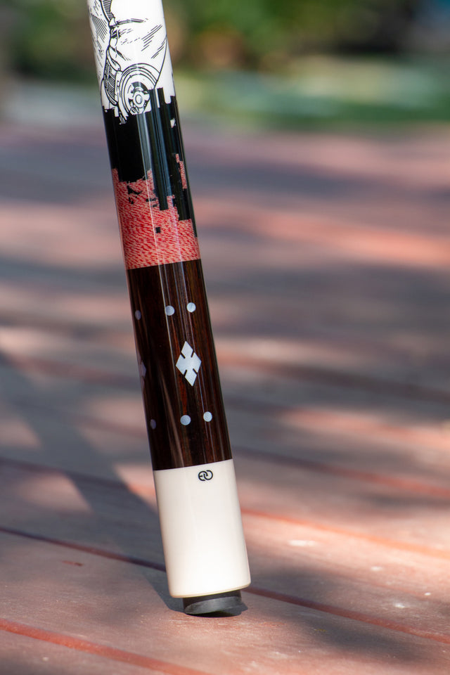 Girl with Laser Blaster Infused Balabushka Cue
