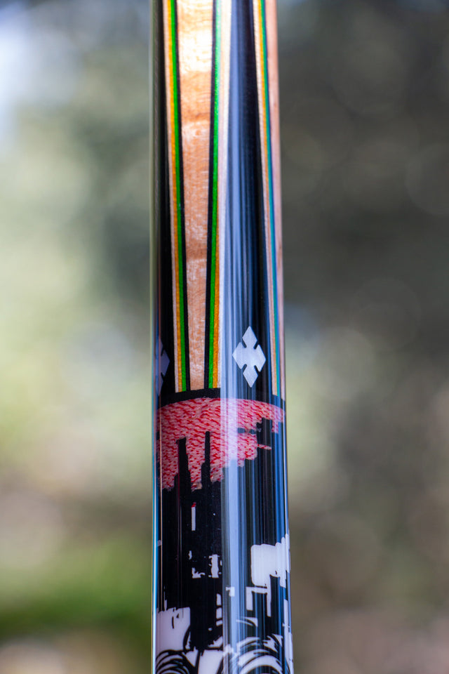 Girl with Laser Blaster Infused Balabushka Cue