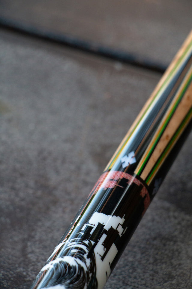 Girl with Laser Blaster Infused Balabushka Cue